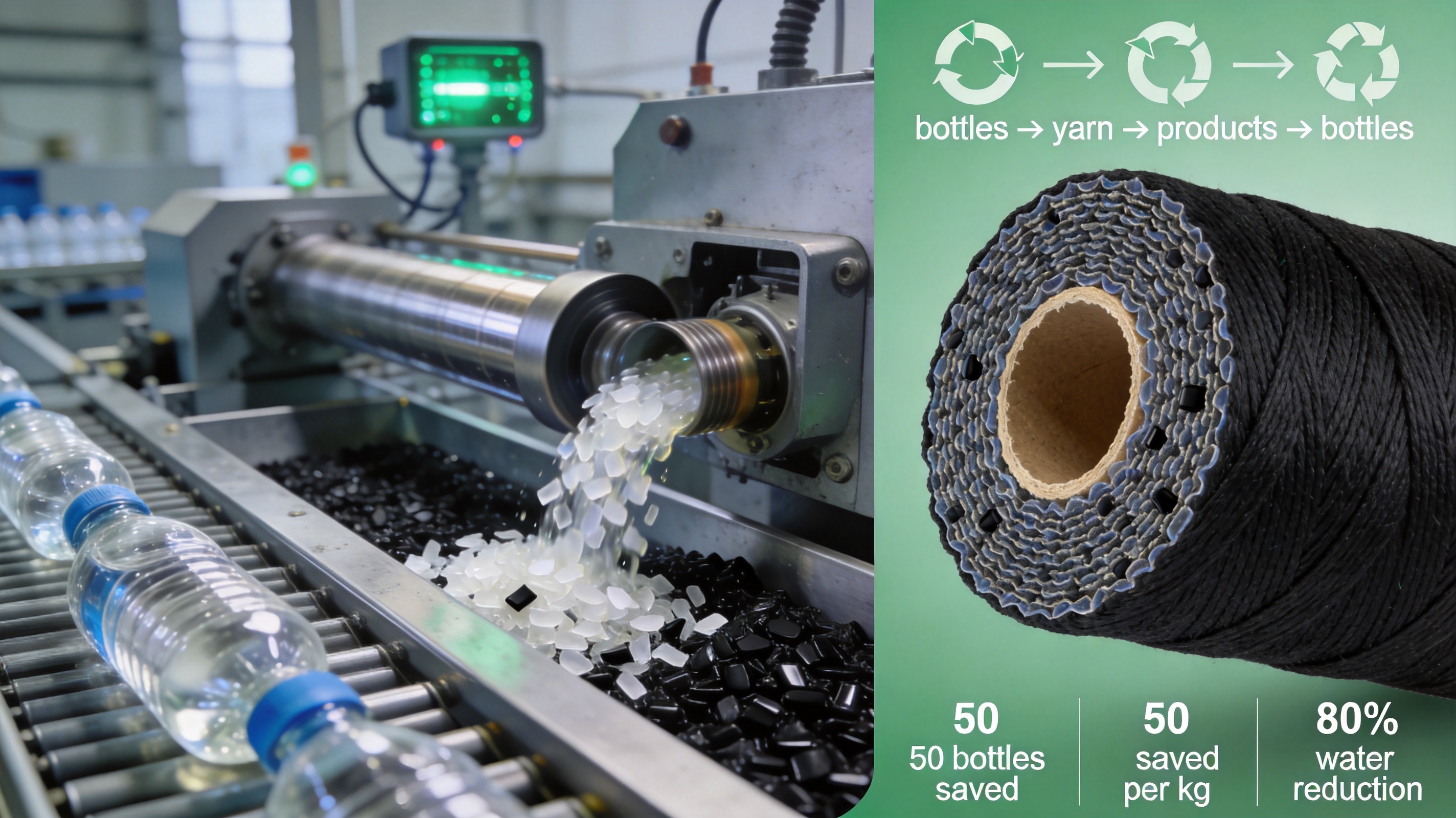 Black DDB DTY(D/F) Recycled Functional Yarn: A Sustainable, High-Performance Textile Innovation
