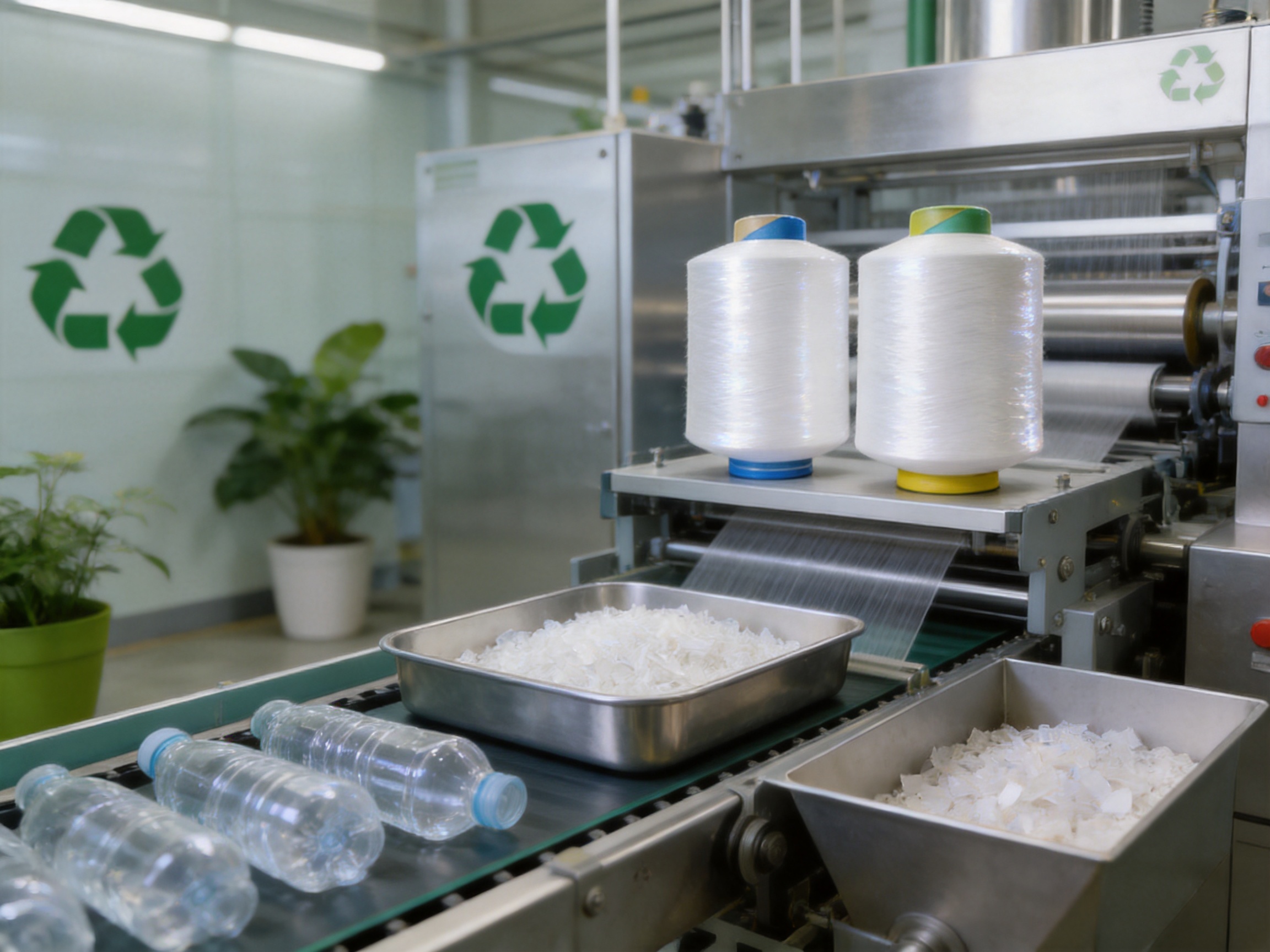 Eco-Friendly SD+CD DTY(D/F) Low-Shrink Recycled Yarn for High-Performance Textiles