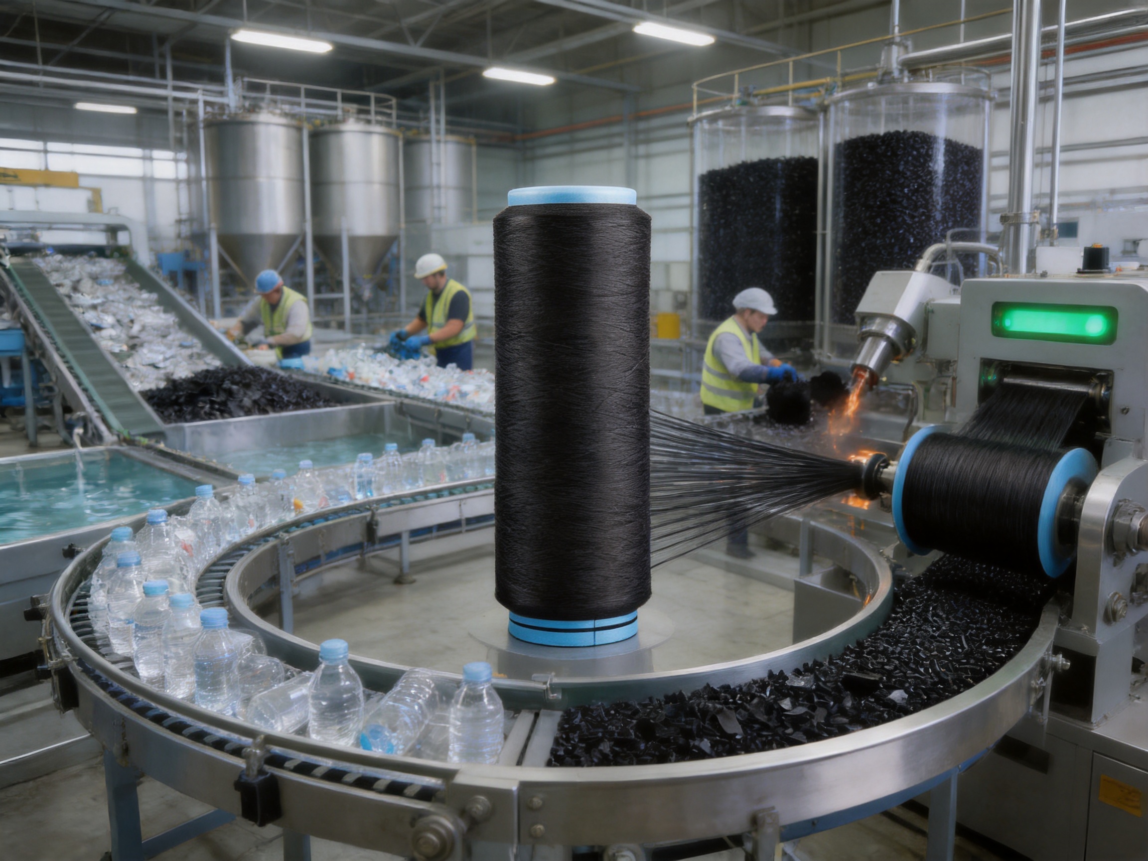 Black DDB DTY Recycled Functional Yarn: Sustainable Performance for Modern Textiles
