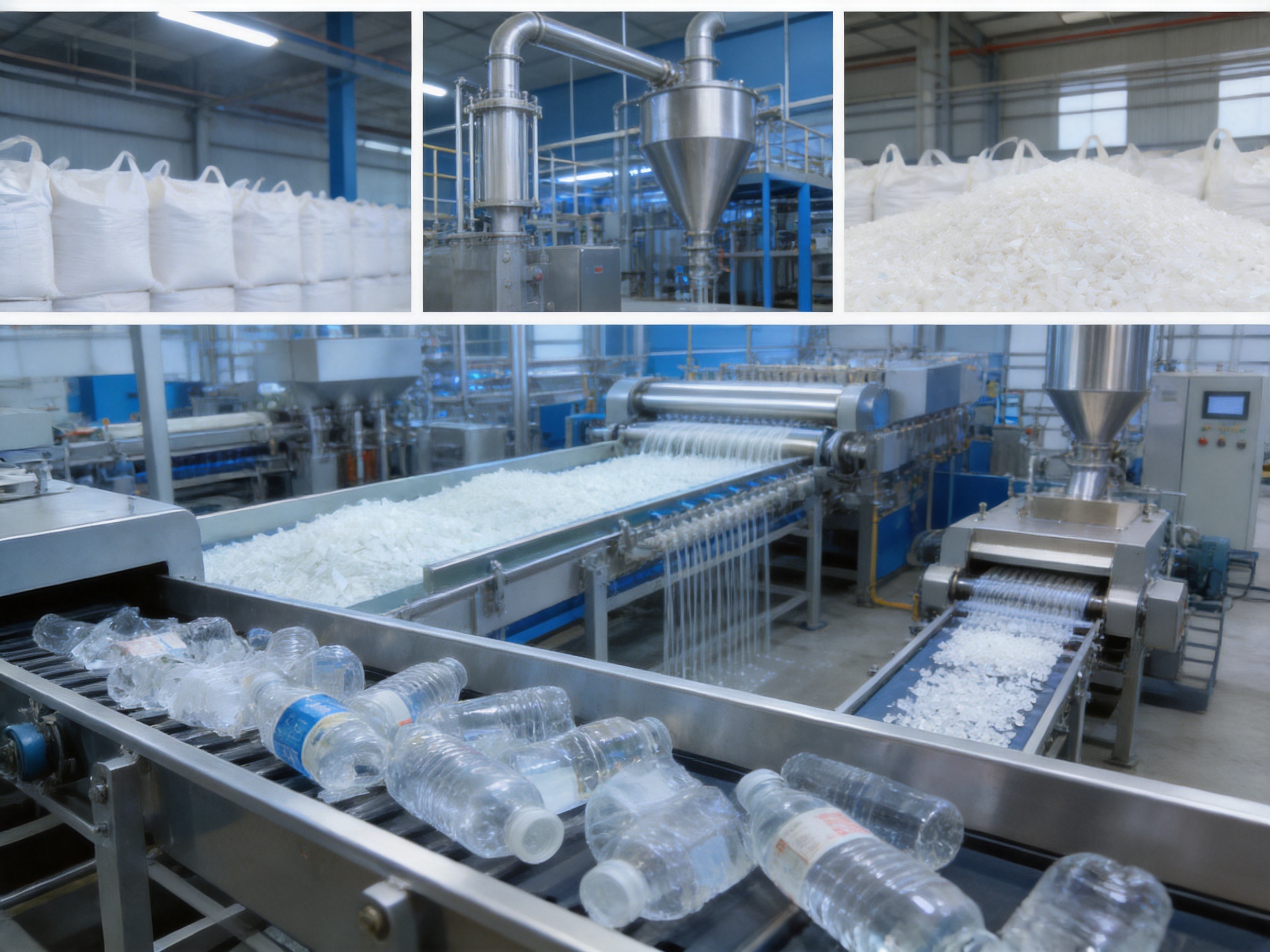 Textile-Grade High-Purity Recycled Polyester Chips for Knitted Fabric