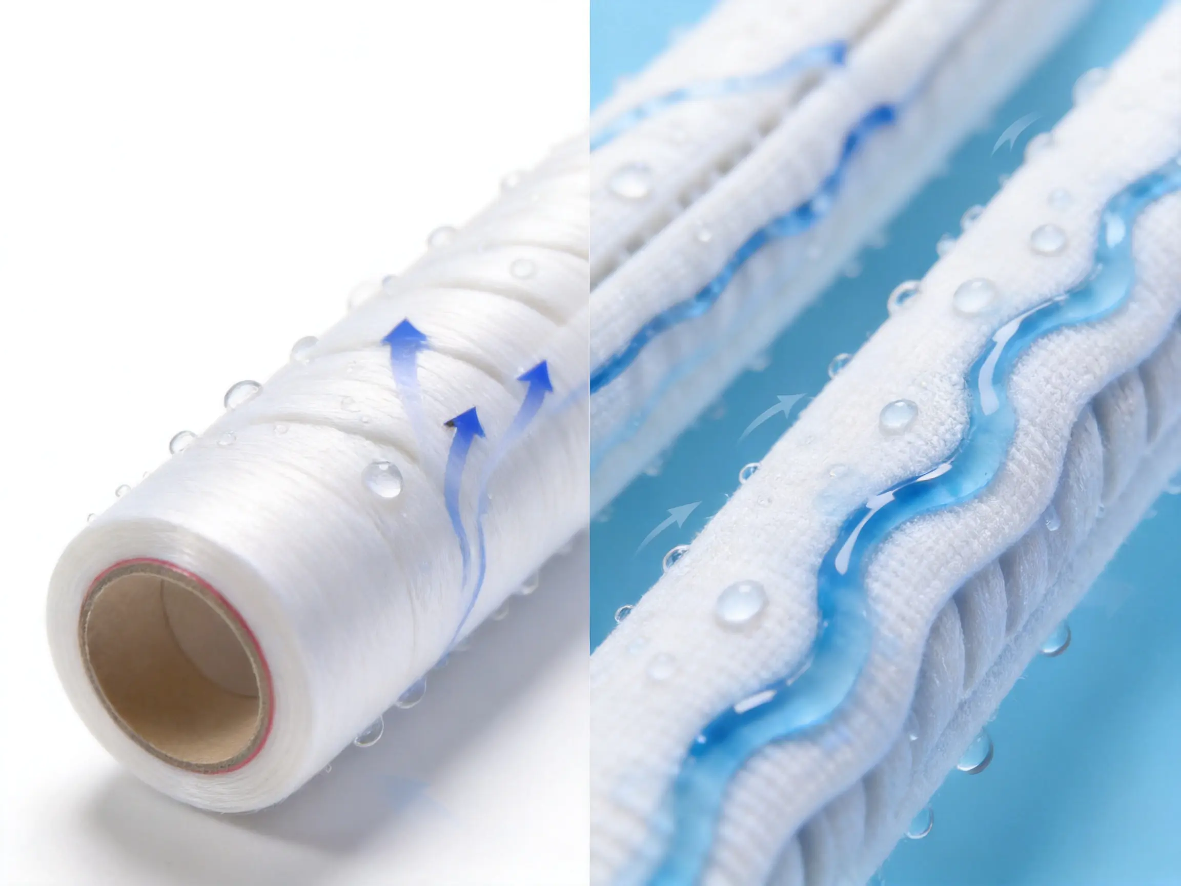Moisture-Wicking and Quick-Drying Functional Yarn for Comfortable Performance Textiles