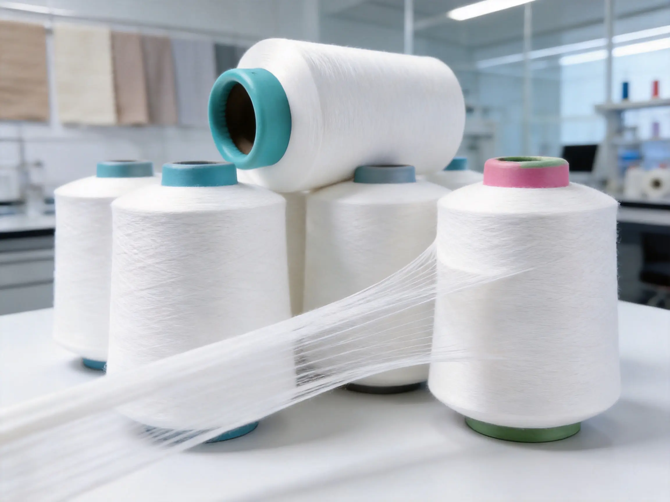 Stable and Durable High-Elastic D/F Yarn for Advanced Textile Applications