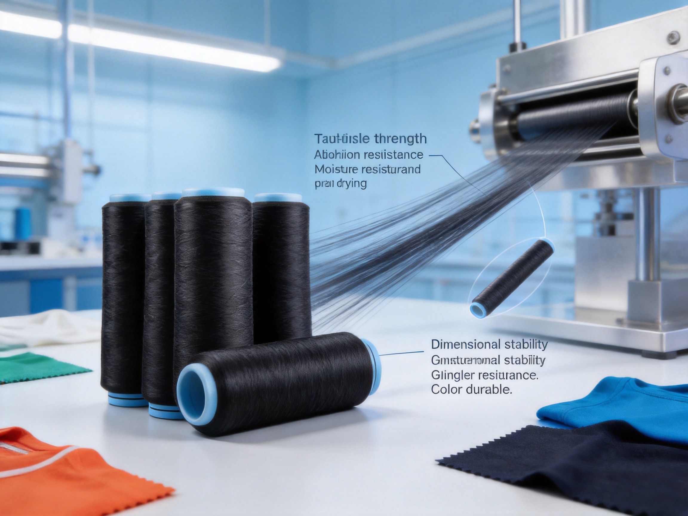 Low-Deformation PBT/PET DDB (D/F) High-Elastic Yarn: Performance, Processing, and Textile Applications